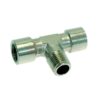 Т-образное соединение ø 1/4"F-1/4"F-1/4"M никель Код: 1349702